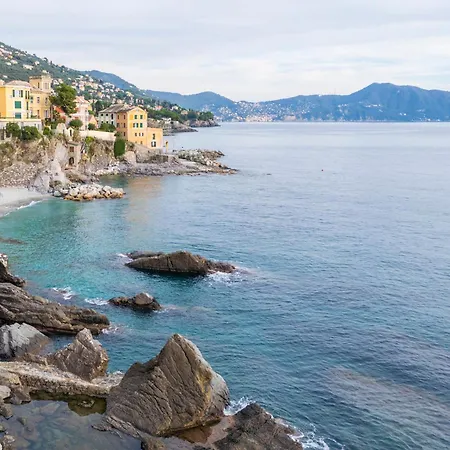 Beatrice House, Bogliasco, Sea Access, Ac Apartment