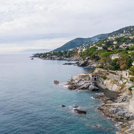 Beatrice House, Bogliasco, Sea Access, Ac Διαμέρισμα